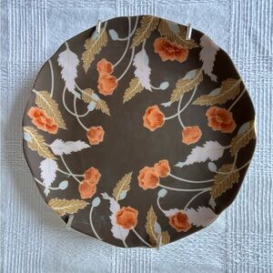 Elan Takahashi Porcelain Dish with Gold Rim